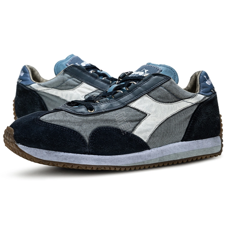 diadora EQUIPE H DIRTY STONE WASH EVO BLU NEBBIA