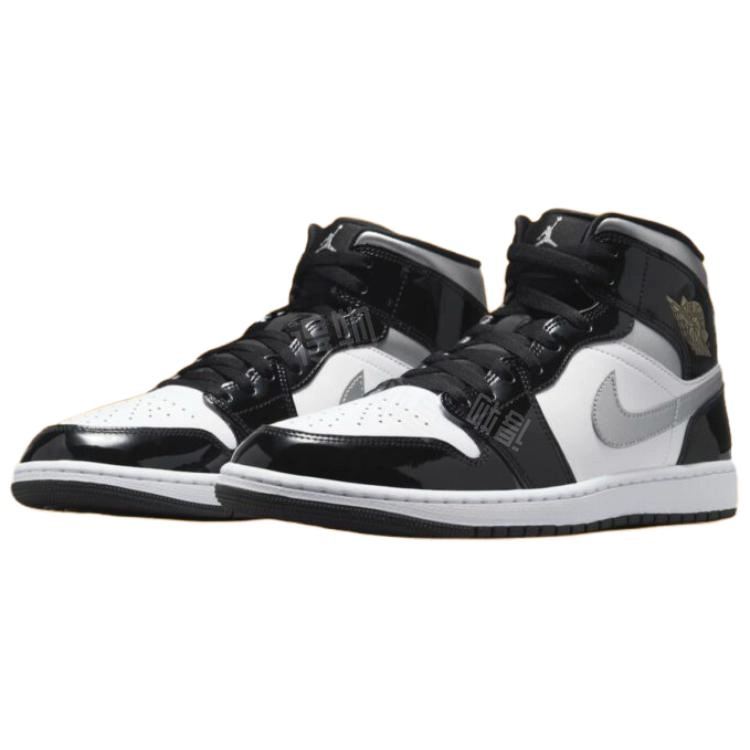 Jordan Air Jordan 1 Mid Black Patent