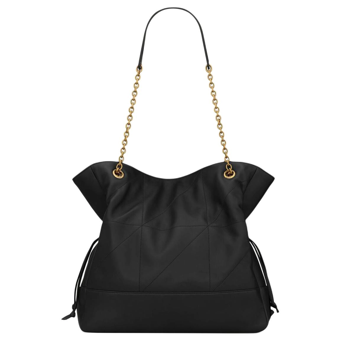 SAINT LAURENT YSL JAMIE 4.3 LARGE POCHON Logo Tote