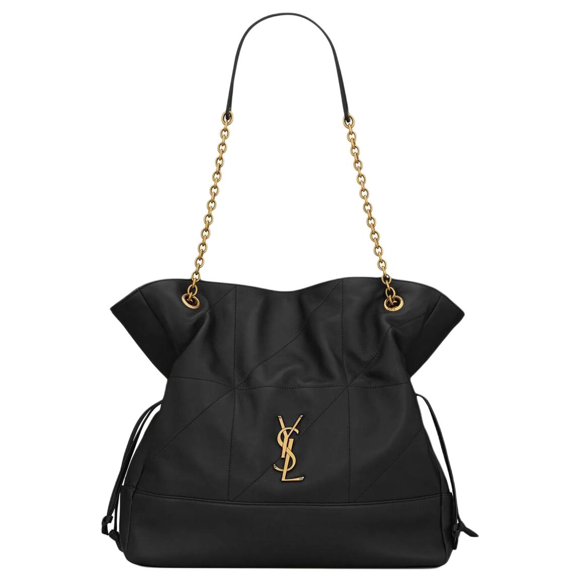 SAINT LAURENT YSL JAMIE 4.3 LARGE POCHON Logo Tote