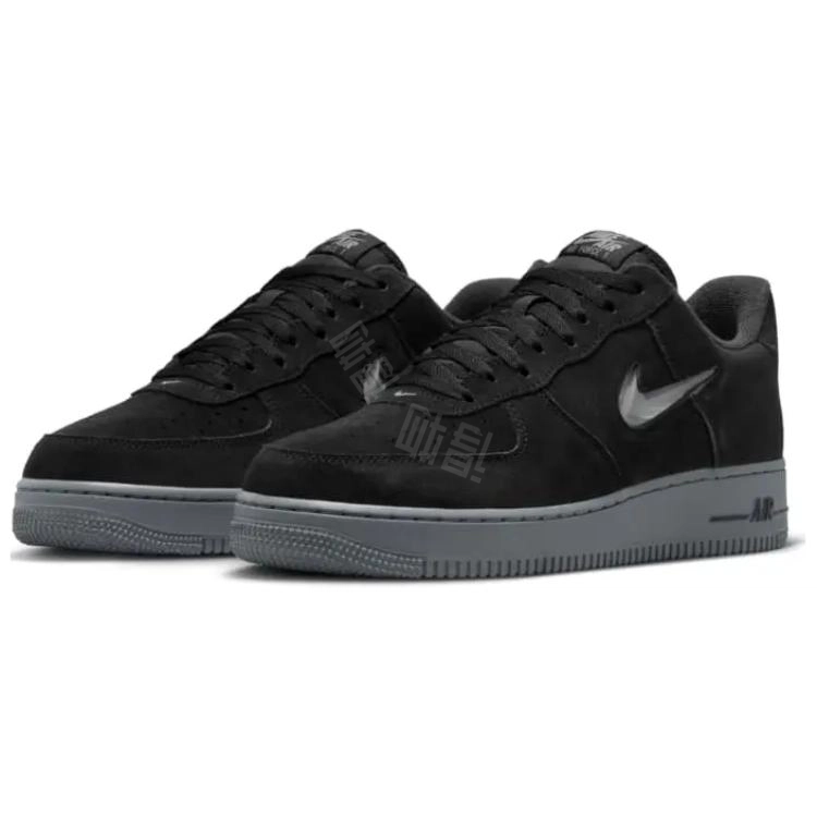 Nike Air Force 1 LOW JEWEL Black SuedeCool Grey