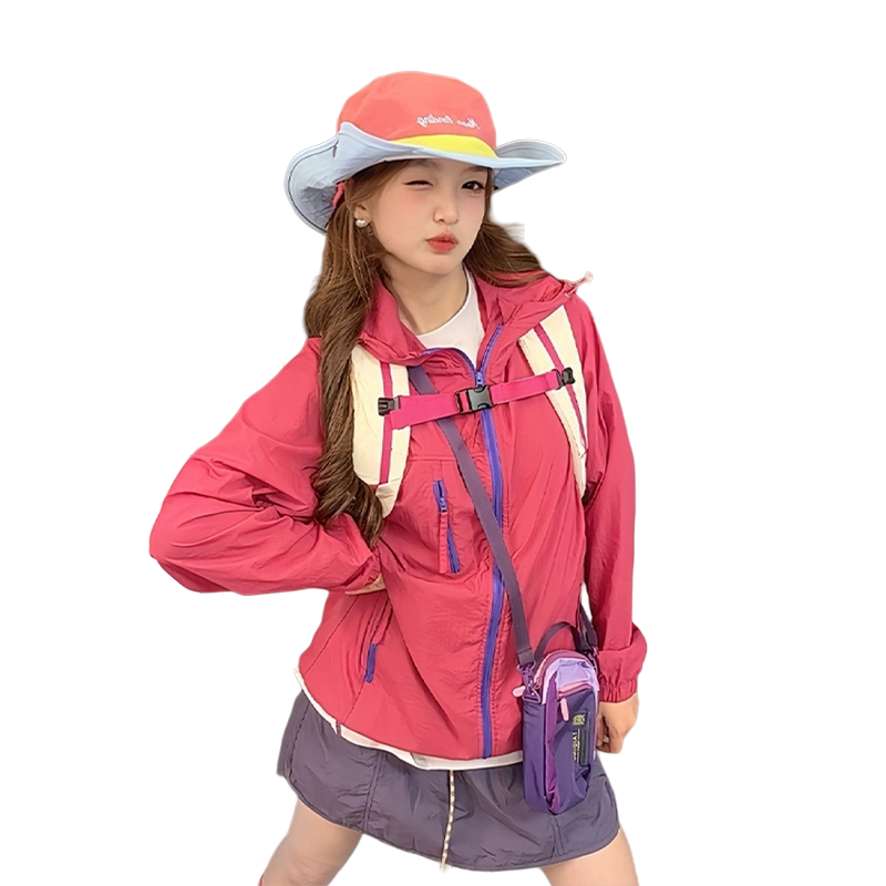佑麟 多巴胺轻薄速干户外骑行服防晒服 男女同款