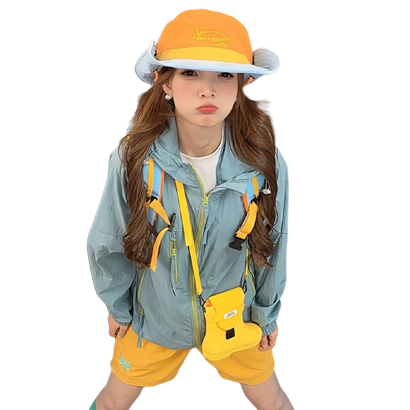 佑麟 多巴胺轻薄速干户外骑行服防晒服 男女同款