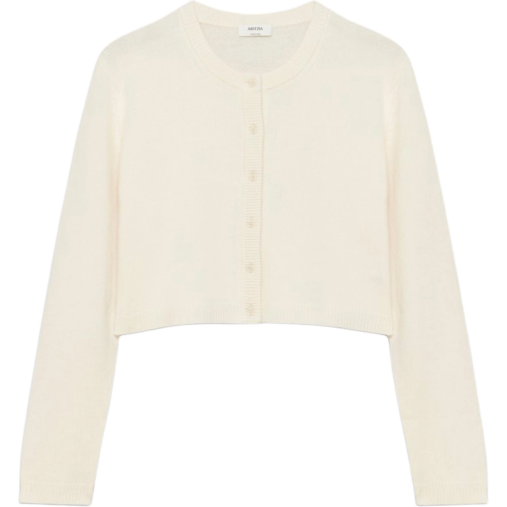 ARITZIA Cashmere Relaxed Crew Cardigan