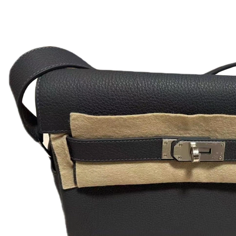 HERMES Kelly Messenger Togo 85 Ardoise