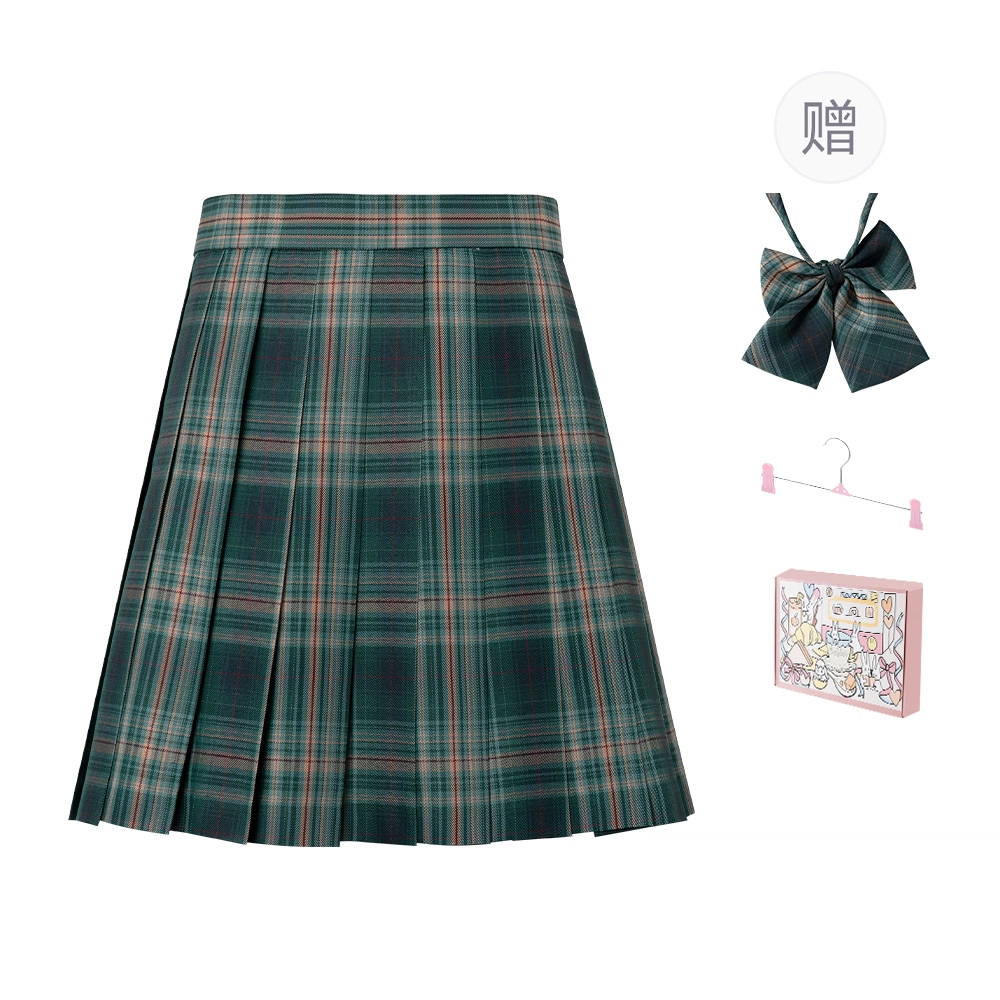 日暮星河 学院风甜美百搭款半身裙制服 女款
