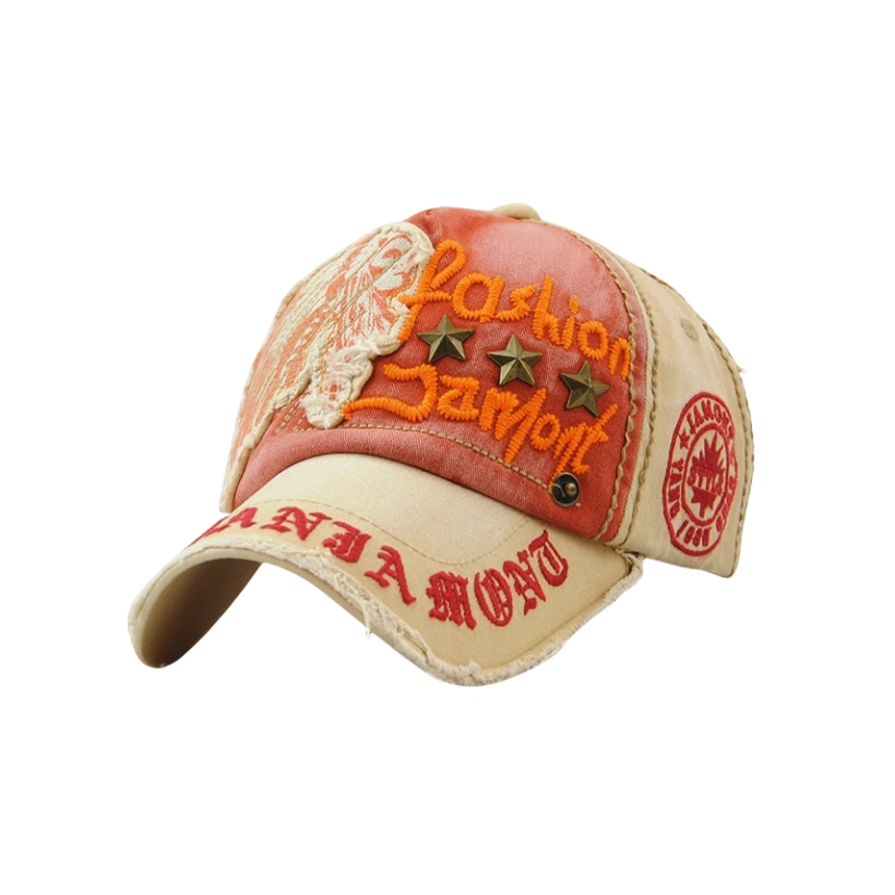 图涂丫 刺绣运动防晒休闲百搭时尚大头围 涤纶 鸭舌帽 男女同款情侣款