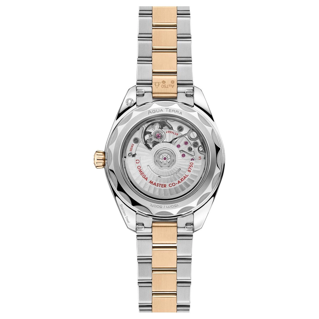 OMEGA AQUA TERRA 150 150 30mm Moonshine 18K
