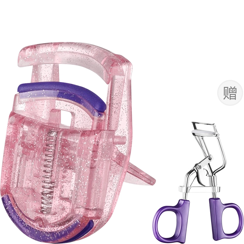 古迪  闪粉睫毛夹 卷翘定型新手友好 卷翘持久定型女新手初学者专用局部小型便携太阳花夹睫毛器