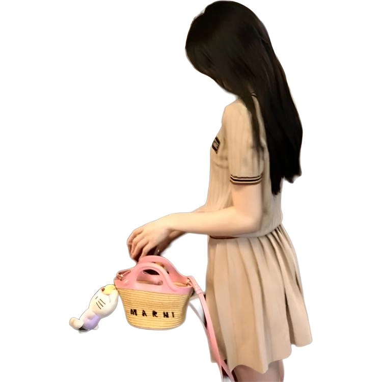 缪斯的诱惑 韩系复古学院风针织短袖裙子女夏季辣妹百褶裙两件套裙装套装 女款