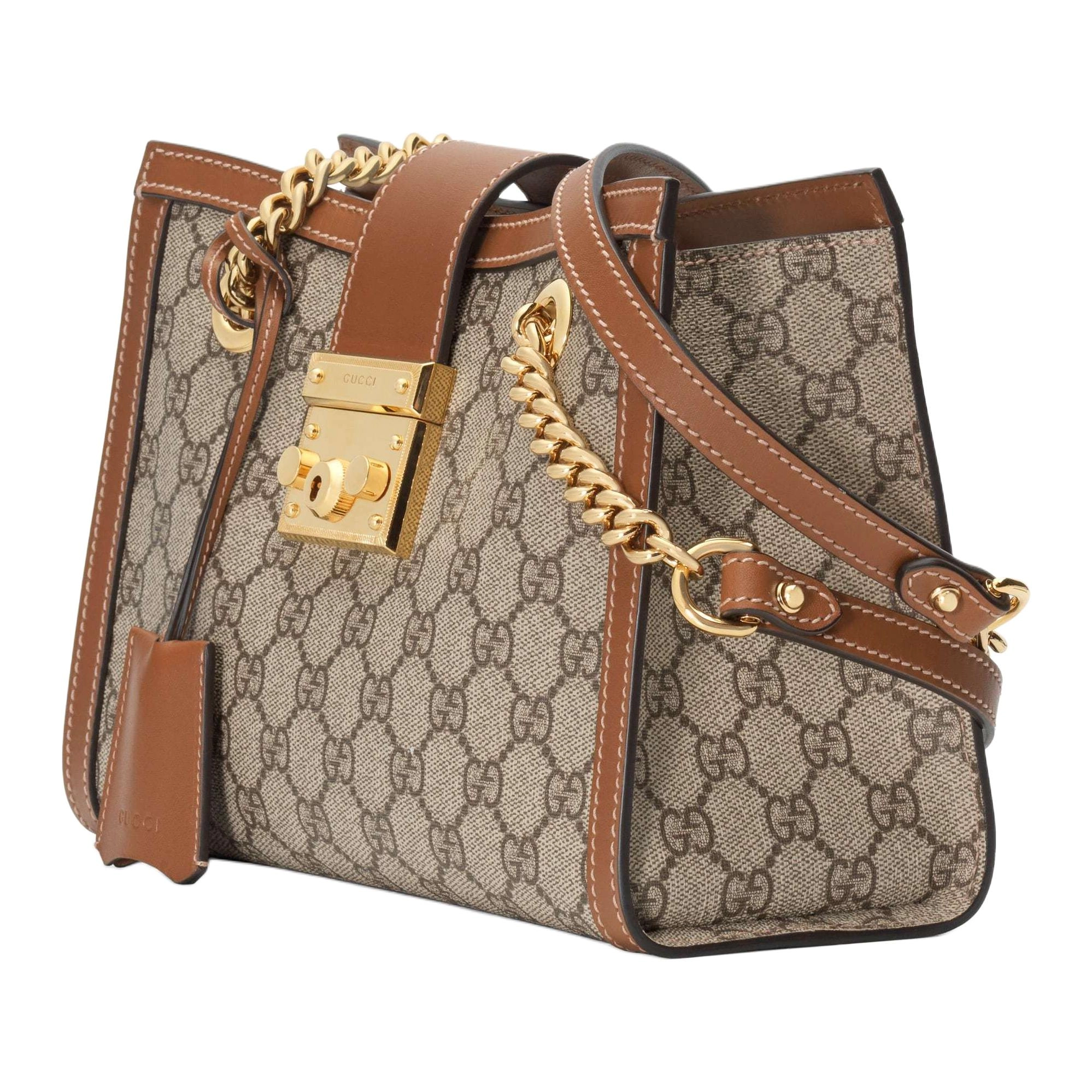 GUCCI Padlock Logo Tote
