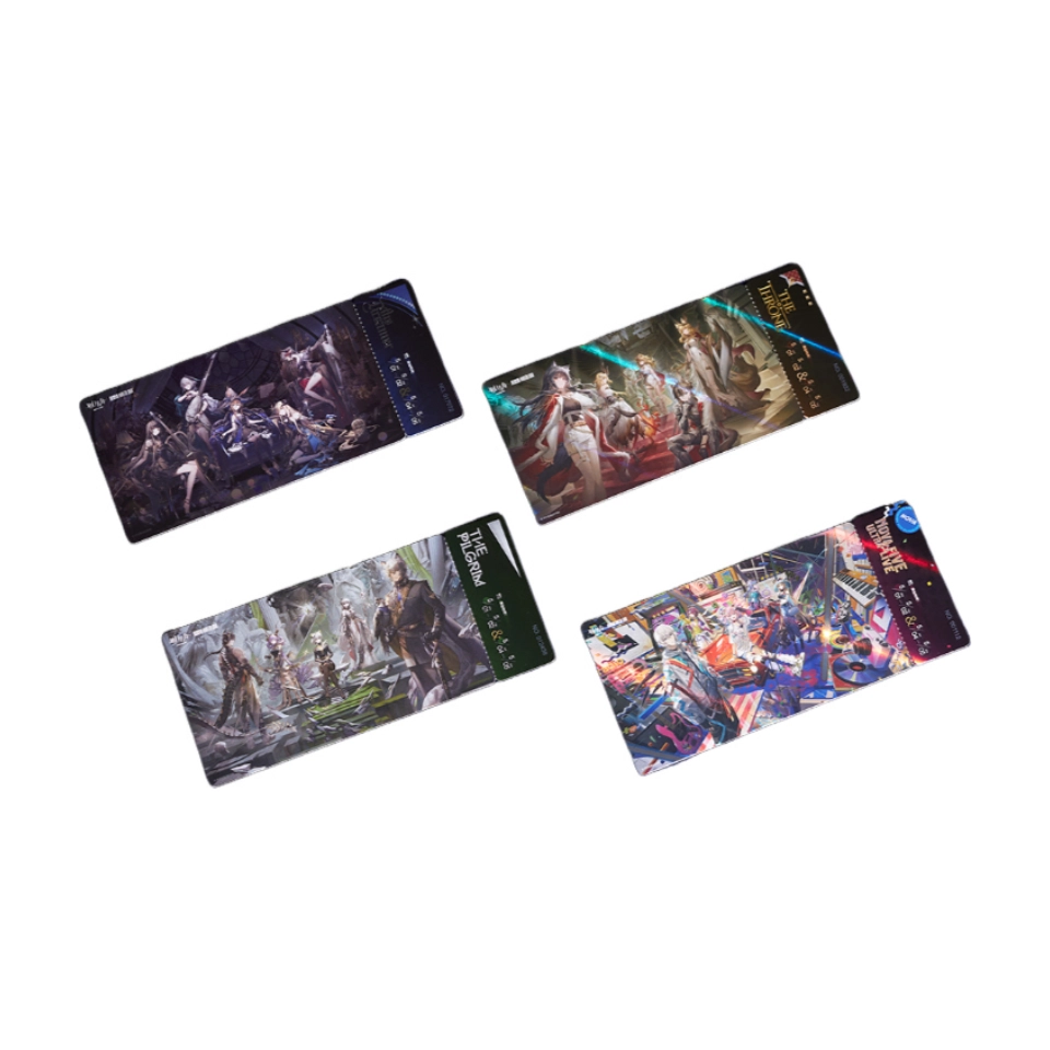 明日方舟 银灰 双闪票套组-不觅浪尘精美  镭射票
