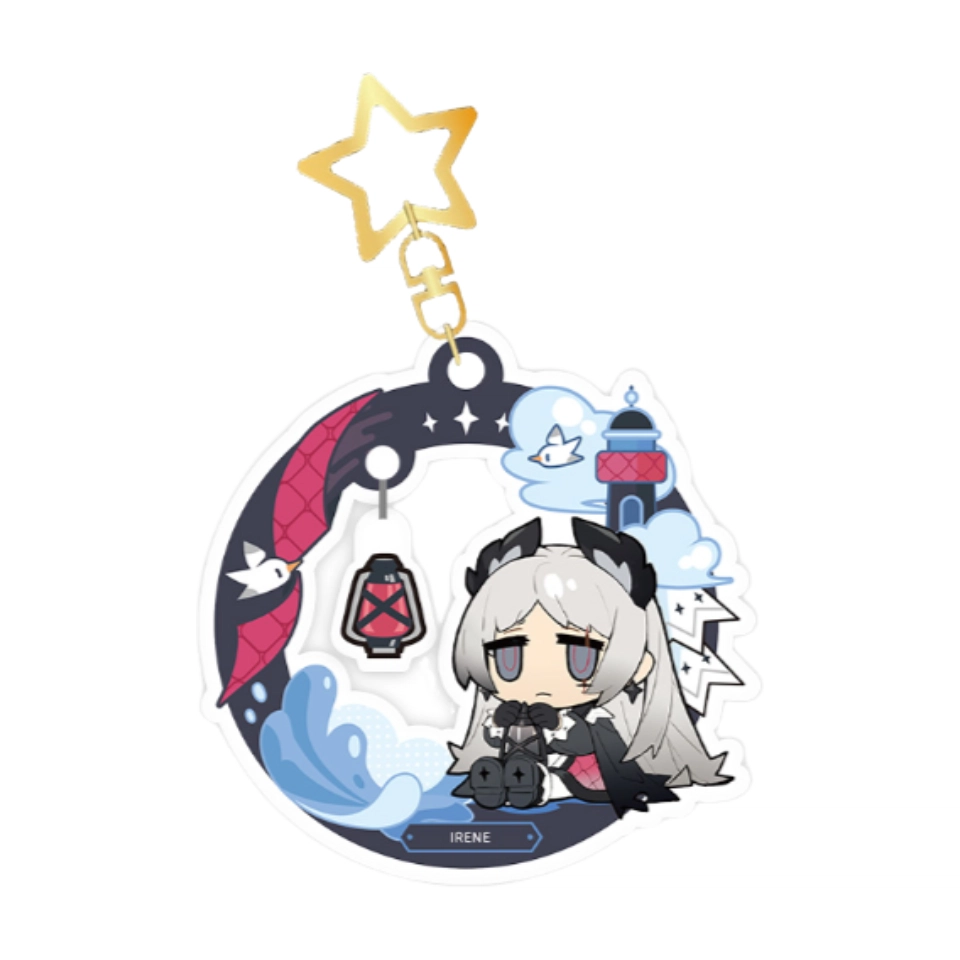 明日方舟 艾丽妮 流明 归溟幽灵鲨款海角一觎精美  谷圈挂件