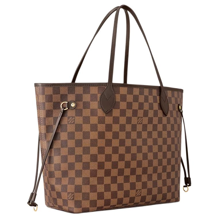 LOUIS VUITTON Neverfull MM Damier Ebene Tote