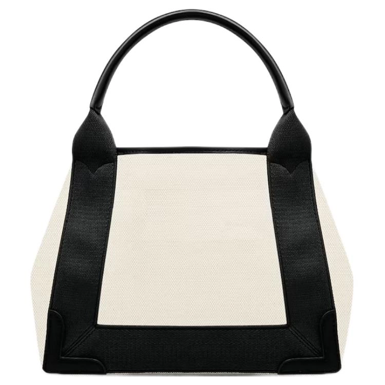 Balenciaga Navy Logo Tote