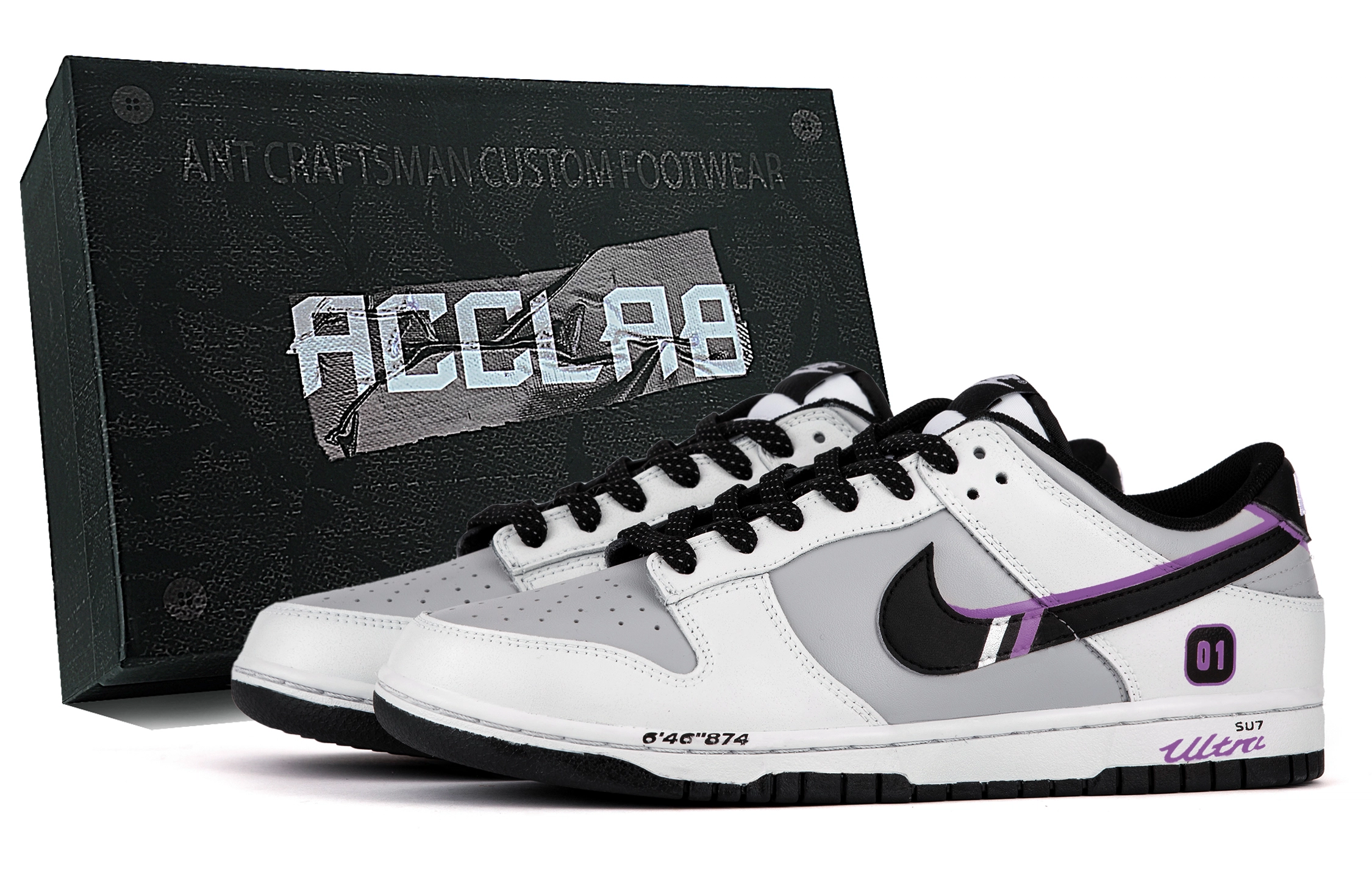 Nike Dunk Low Retro"Panda White Black" Ulra01