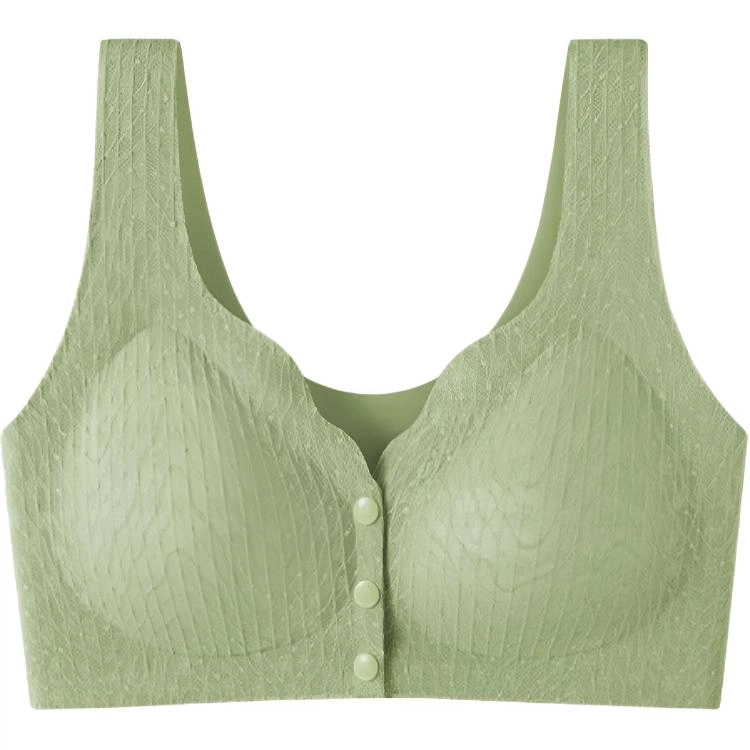 草本初色 前扣式舒适透气高弹美背无痕聚拢承托收副乳防下垂文胸 女款
