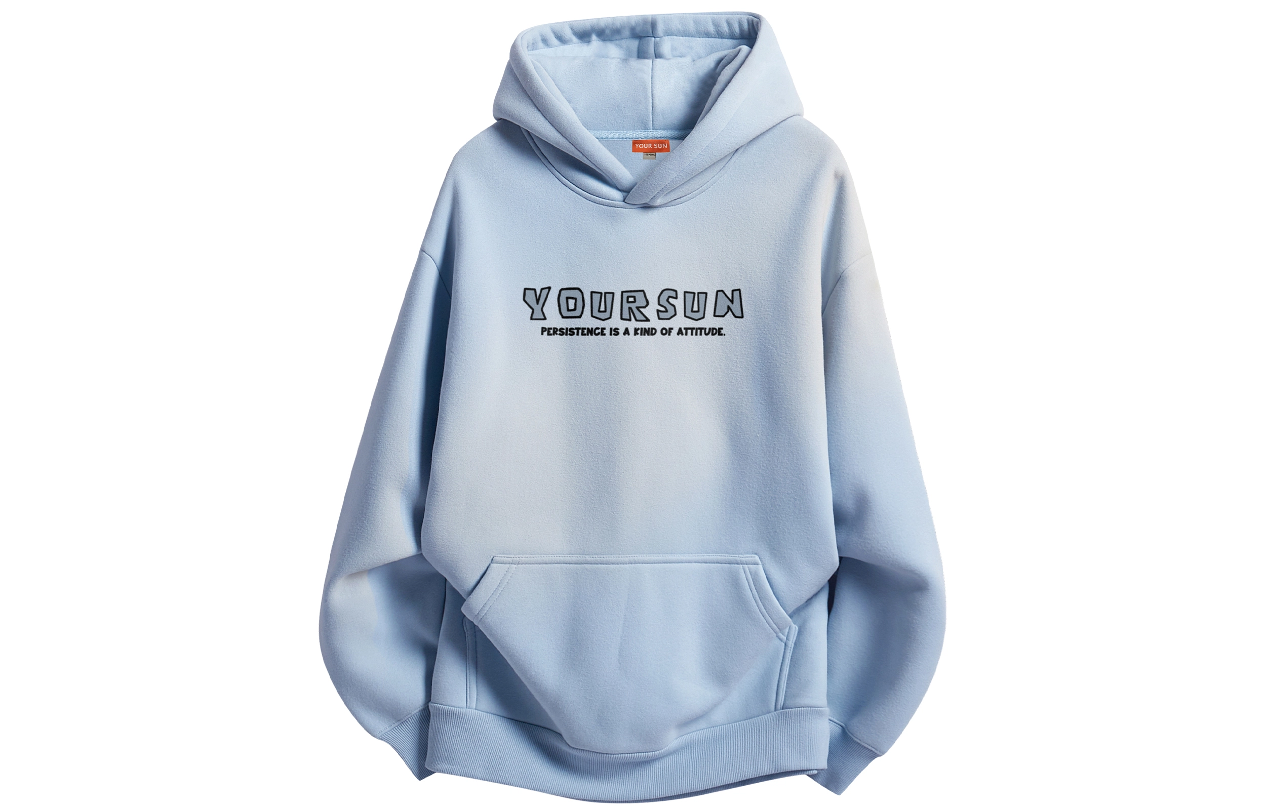 宜而爽 美式复古高街潮牌创意卡通像素风鲨鱼印花休闲宽松百搭舒适户外经典个性设计感连帽套头卫衣 男女同款