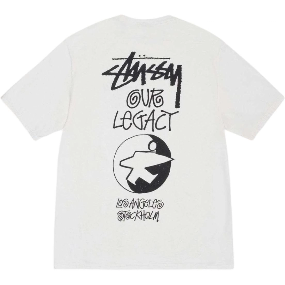 Stussy x OUR LEGACY SS25 WORK SHOP SURFMAN TEE PIGMENT DYED T