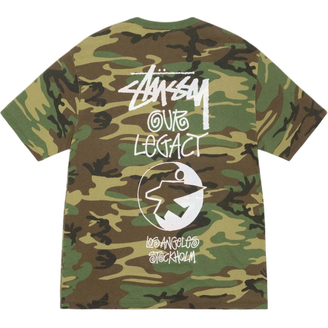 Stussy x OUR LEGACY SS25 WORK SHOP SURFMAN TEE PIGMENT DYED T