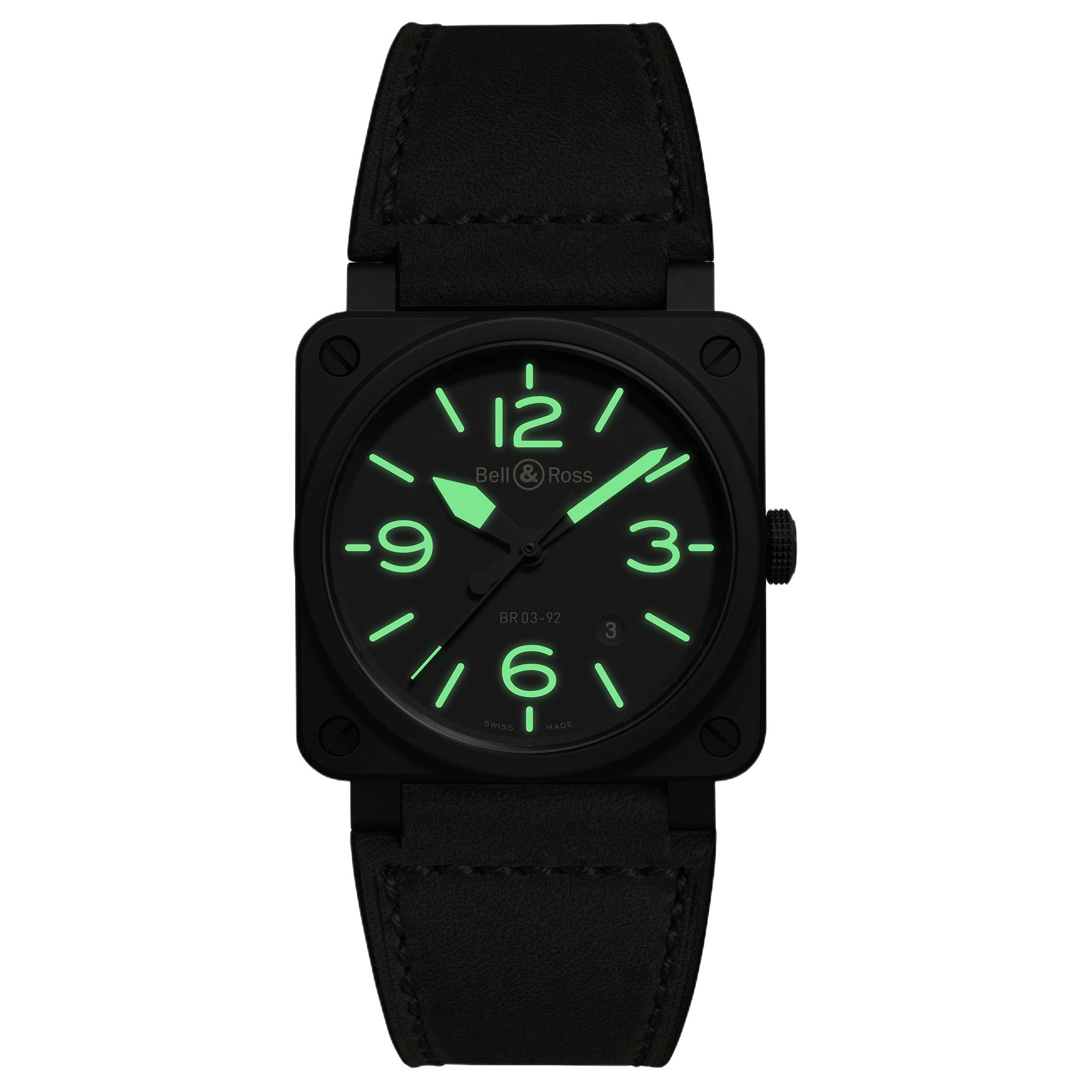 BELL ROSS 100 42mm BR0392-BL3-CESCA