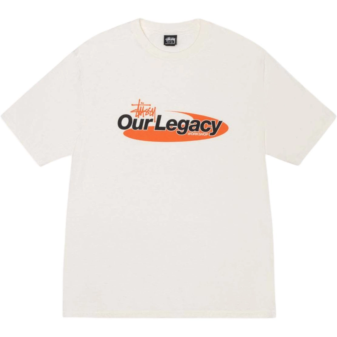Stussy x OUR LEGACY OUR LEGACY SS25 WORK SHOP SWIRL TEE PIGMENT DYED logoT