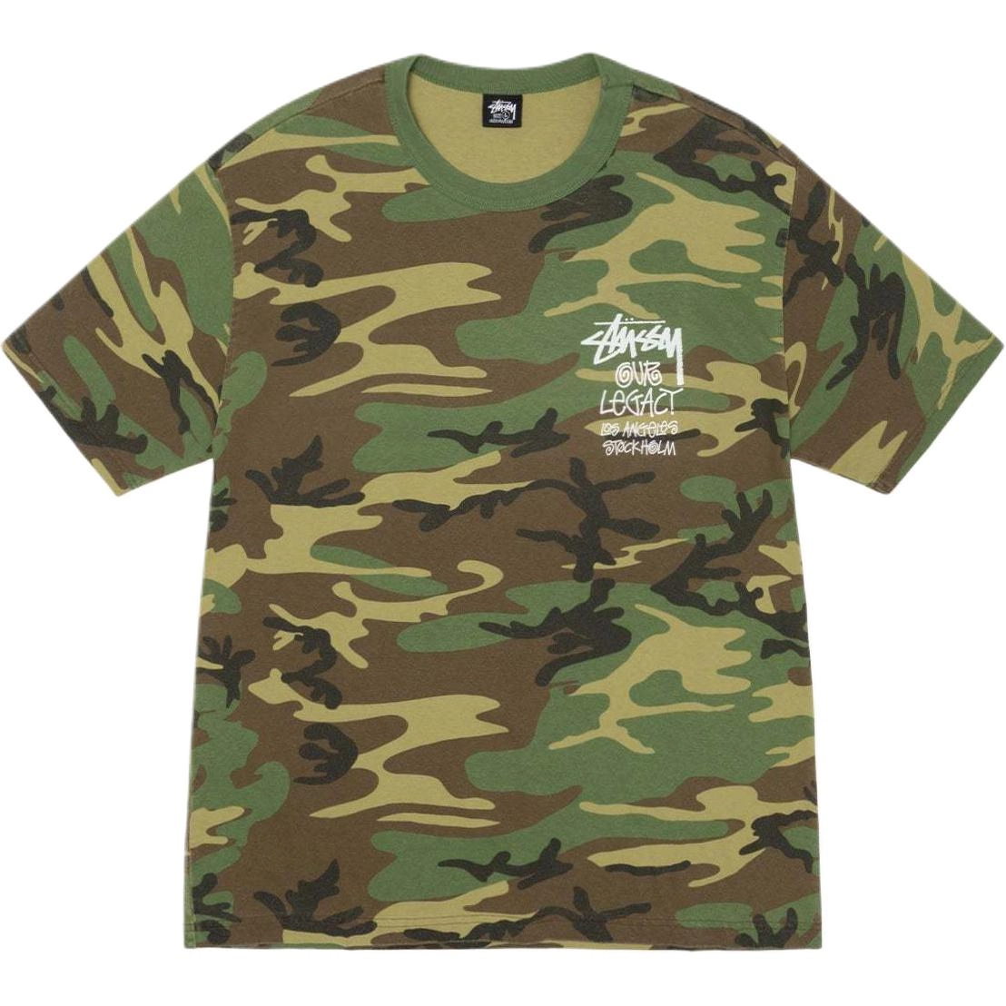 Stussy x OUR LEGACY SS25 WORK SHOP SURFMAN TEE PIGMENT DYED T