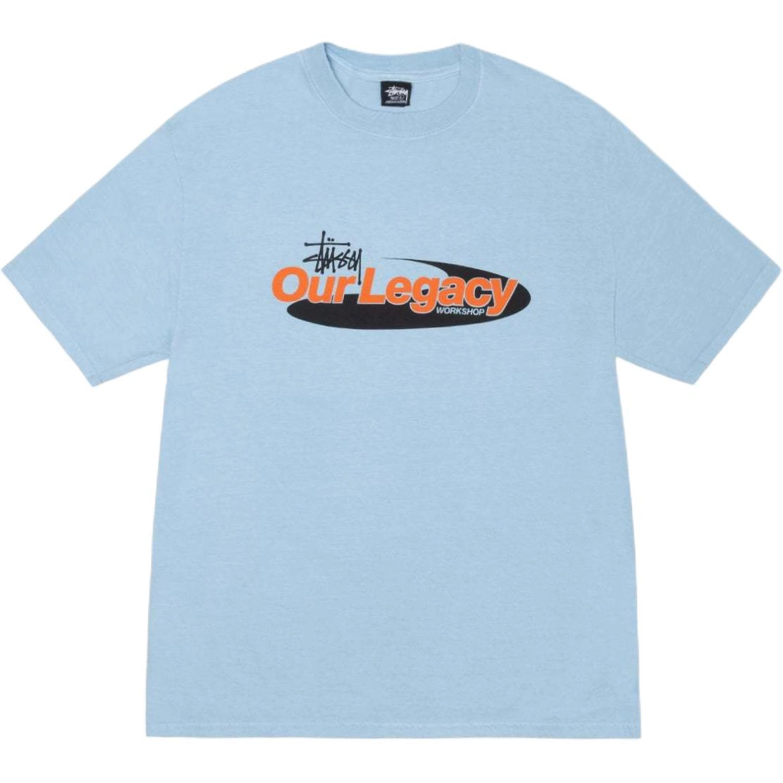 Stussy x OUR LEGACY OUR LEGACY SS25 WORK SHOP SWIRL TEE PIGMENT DYED logoT