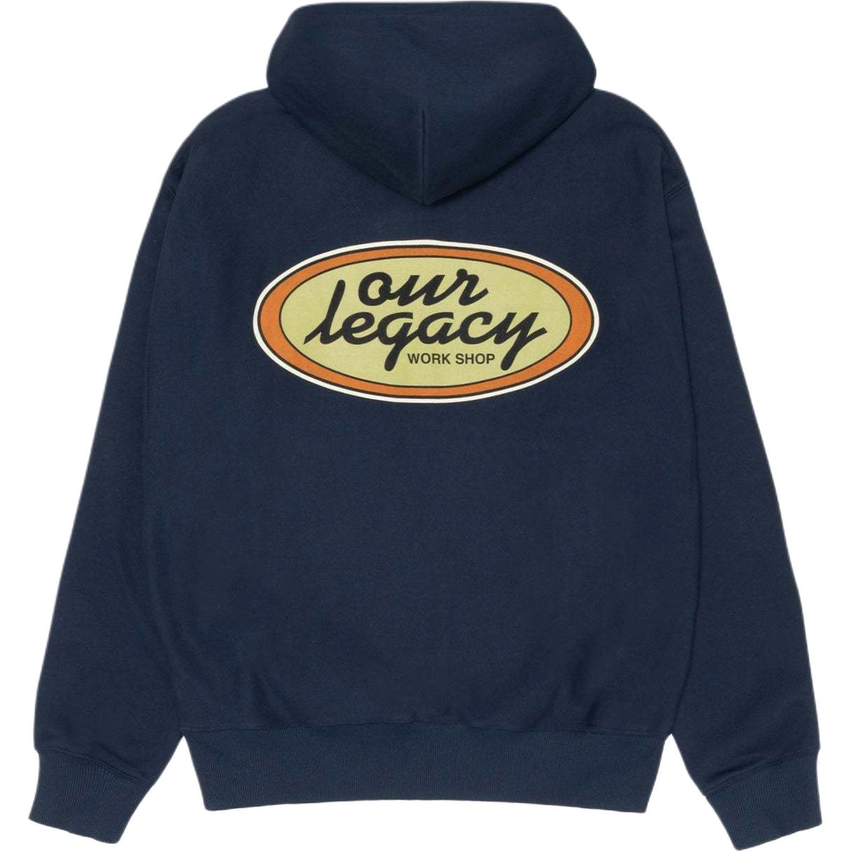 Stussy OUR LEGACY WORK SHOP OVAL ZIP HOODIE logo