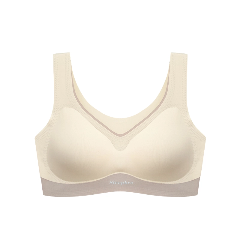 艾诗塔 无痕无钢圈美背小胸聚拢收副乳防下垂运动文胸胸罩夏季薄款内衣 女款
