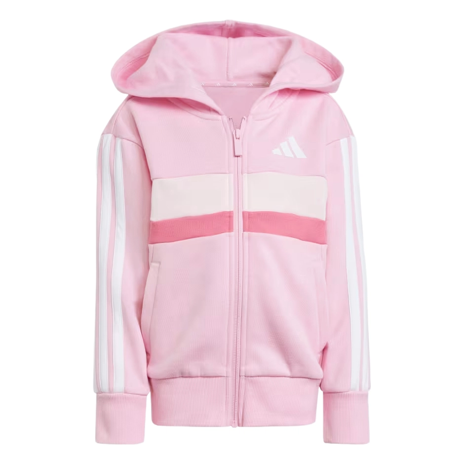 adidas ESSENTIALS Seasonal Tiberio Fleece Track Suit Kids 3-Stripes 2