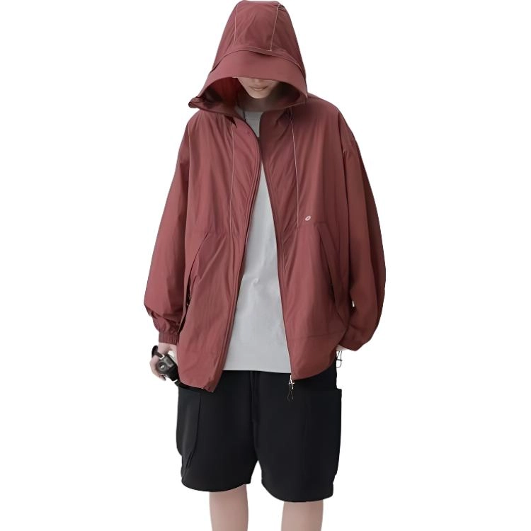 多风格速干连帽户外潮流上衣防晒服 男女同款
