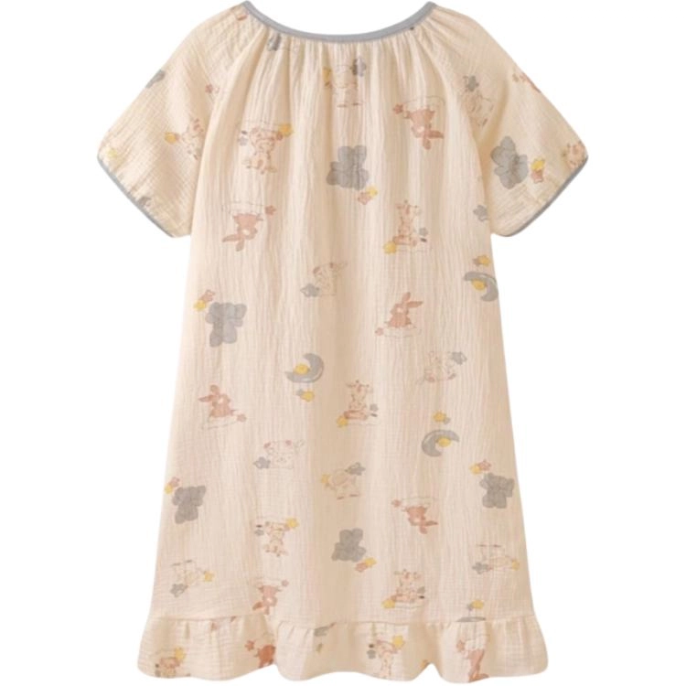 依钗 动物休闲甜美睡裙家居服连衣裙 女款