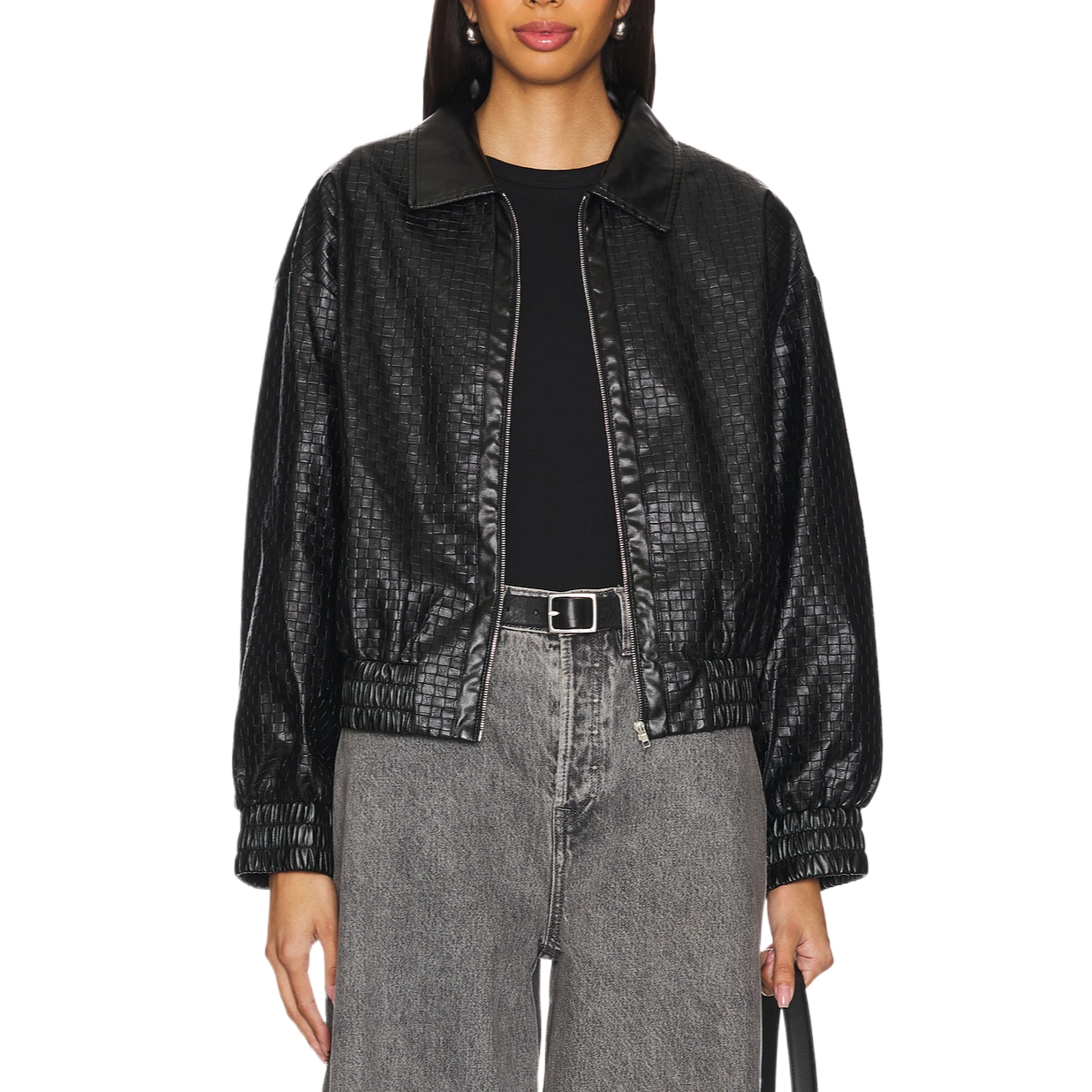 SUPERDOWN Alia Faux Leather Jacket