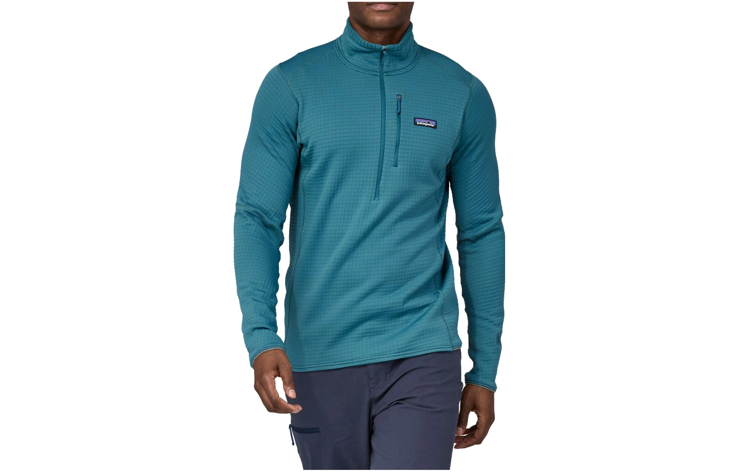 patagonia R1 Fleece Pullover Logo