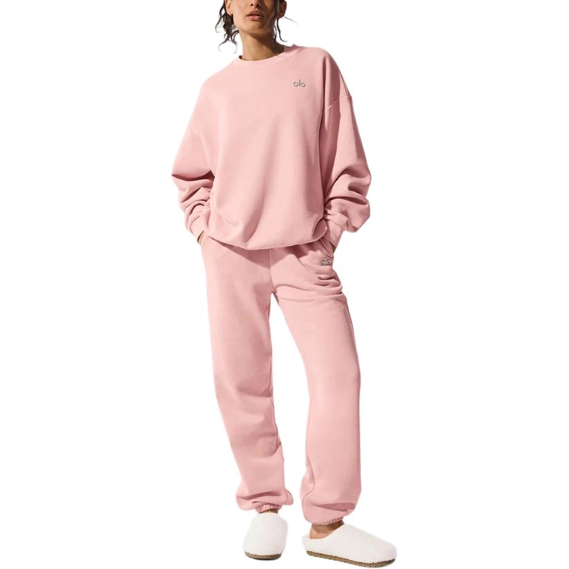 alo yoga ACCOLADE CREW NECK PULLOVER JISOO