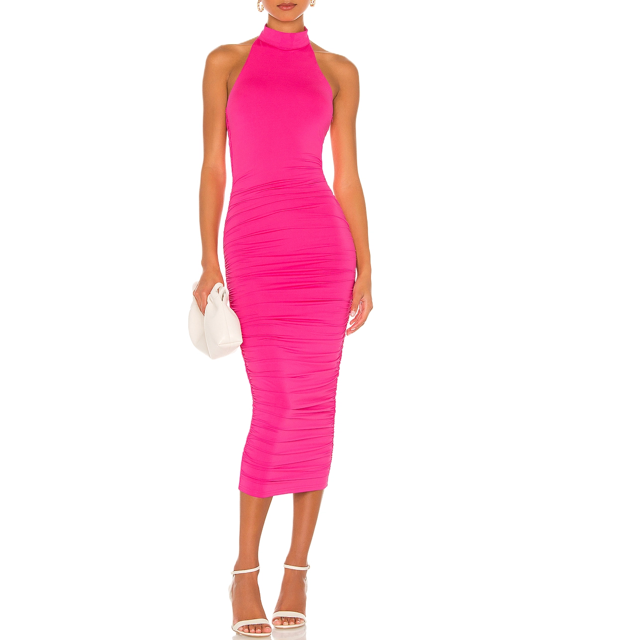 SUPERDOWN Mallory High Neck Dress