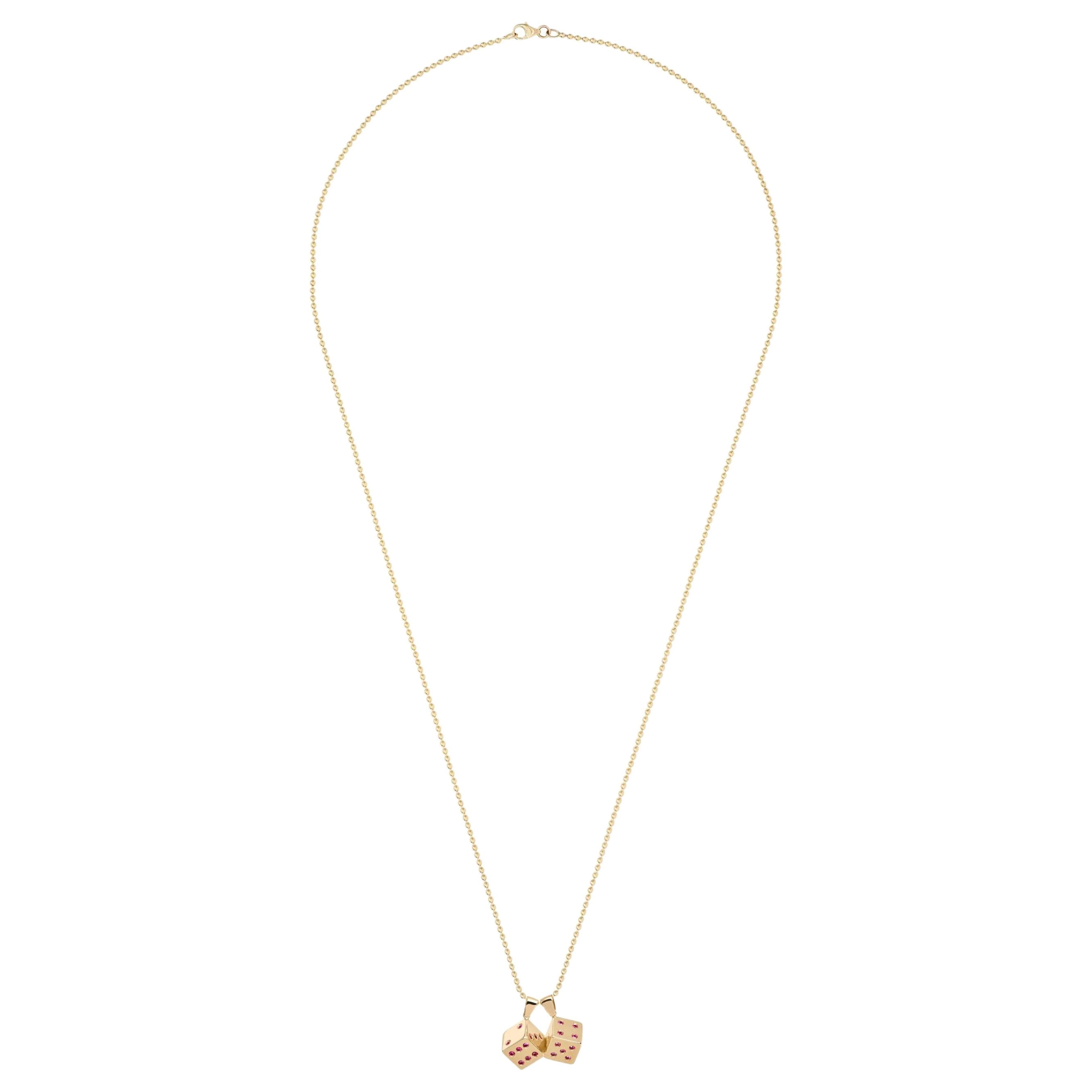 Supreme SupremeJacobCo Dice 14K Gold Pendant 14K