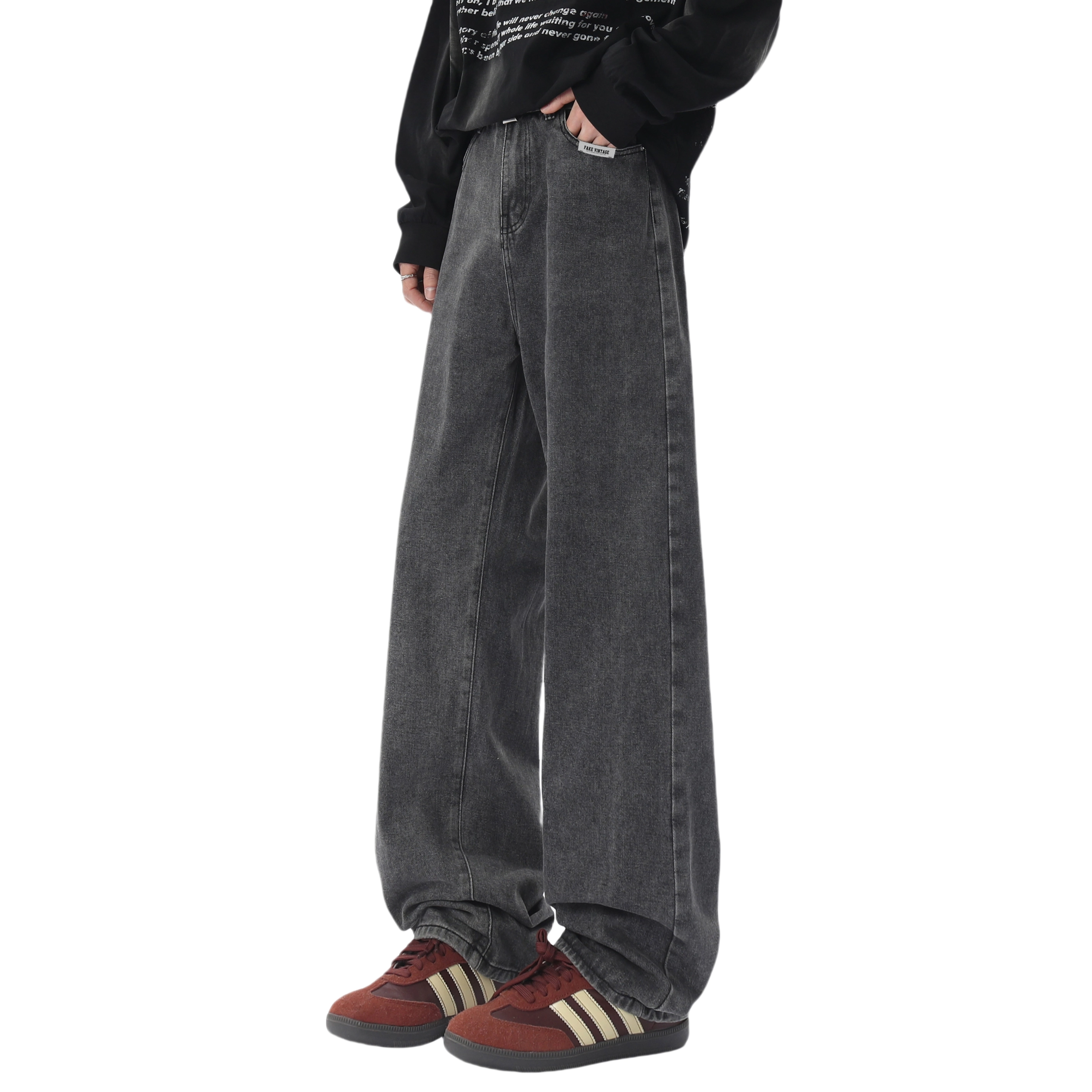 FAKE VINTAGE LOGOcleanfit