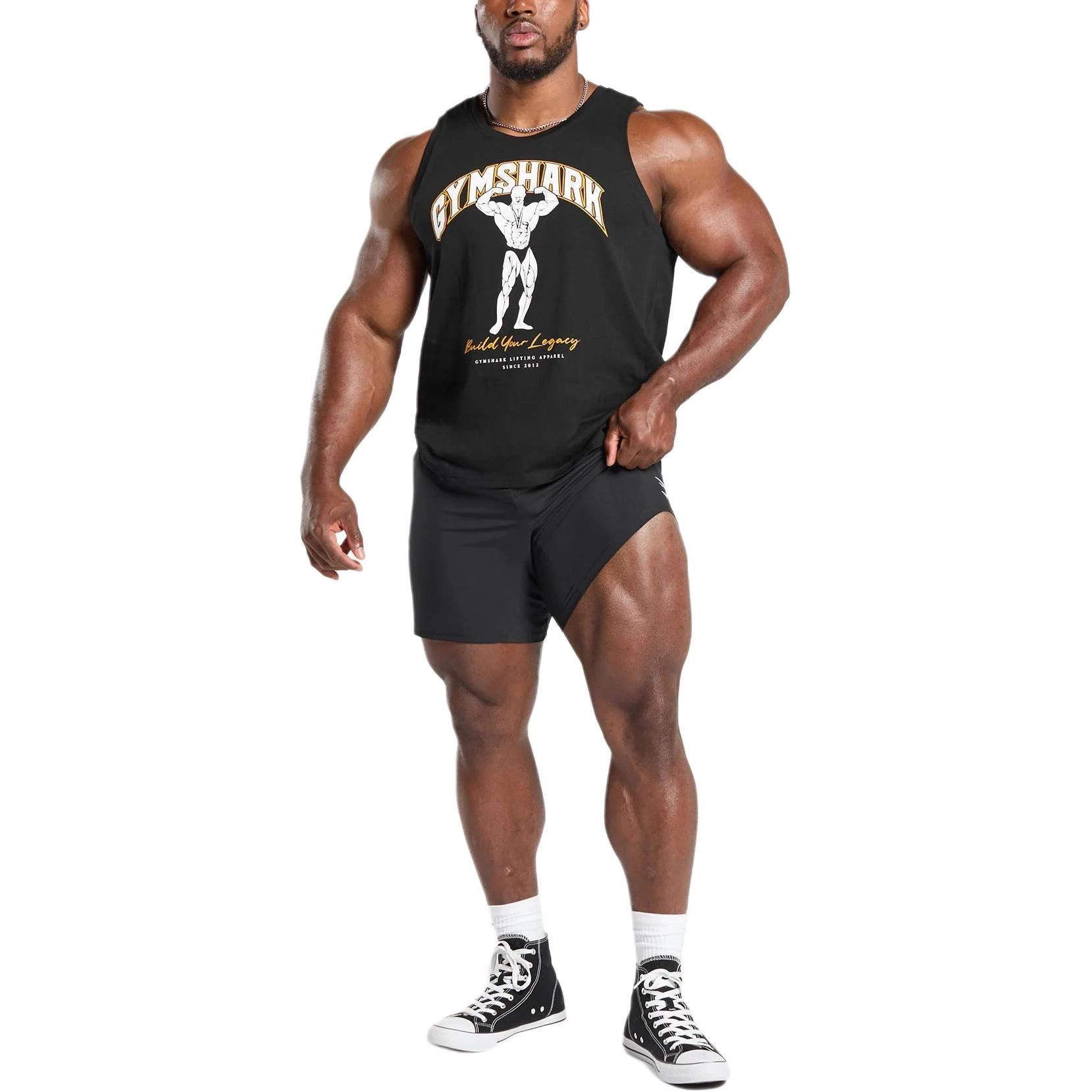 GYMSHARK Build Your Legacy Graphic logo