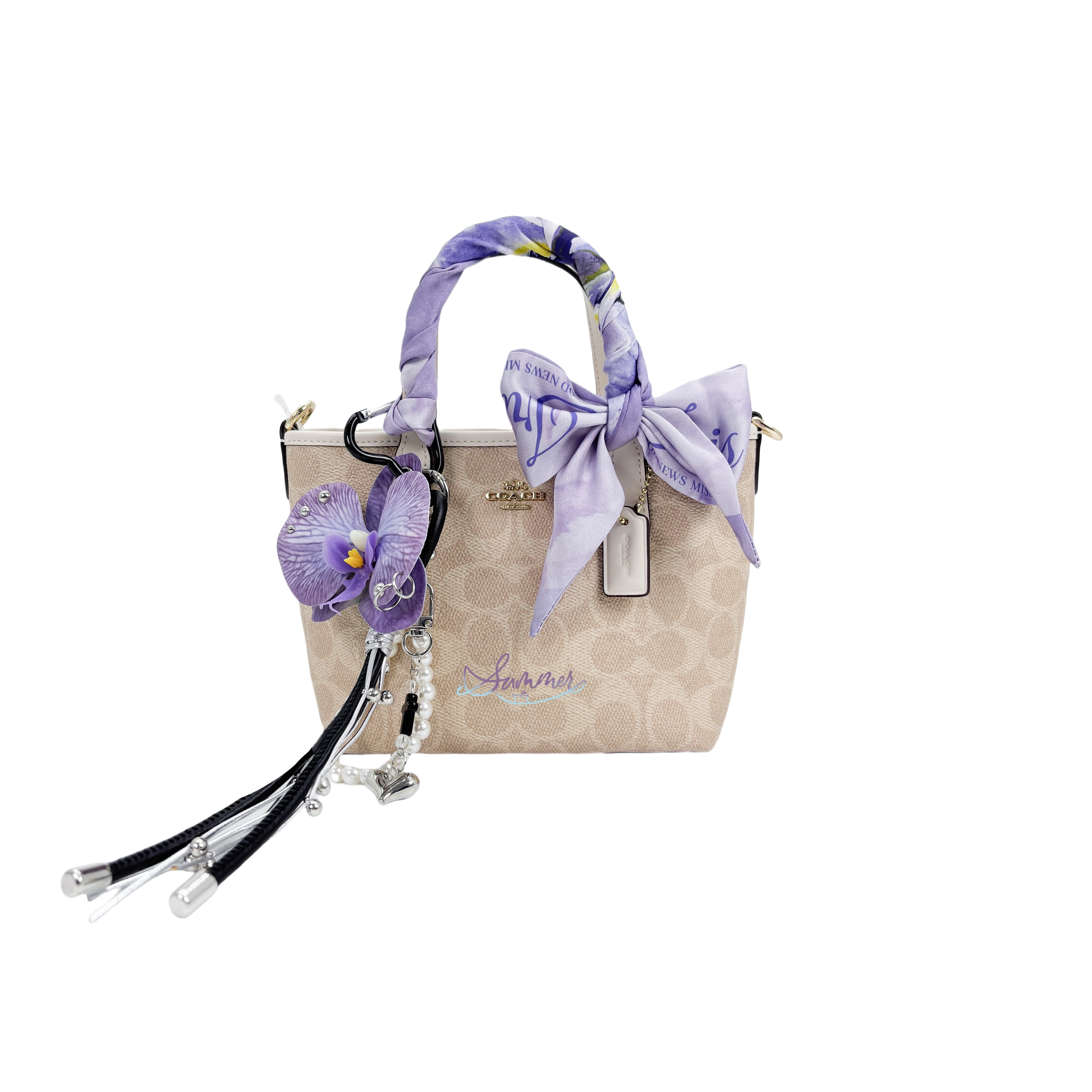 COACH City 15 Tote Lazy Cat