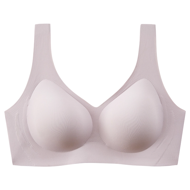 草本初色 收副乳防下垂无钢圈薄款小胸聚拢显大无痕背心式文胸 女款