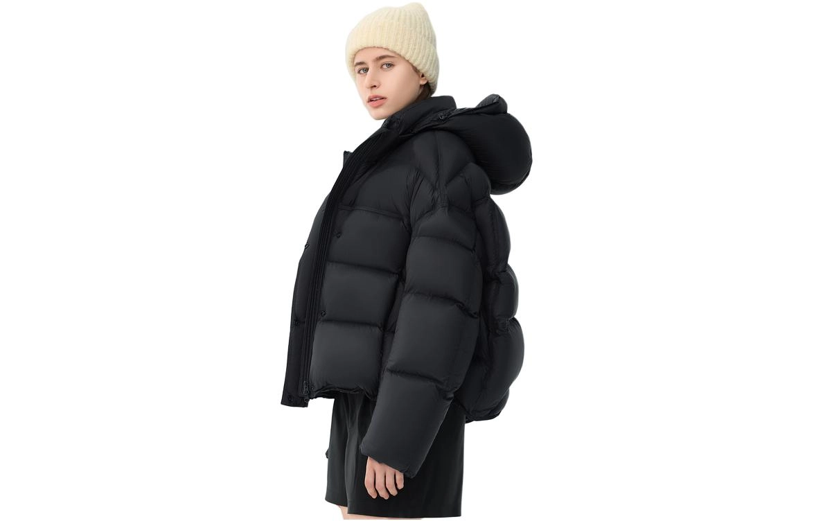 波司登 保暖加厚大廓型连帽短款羽绒服 女款