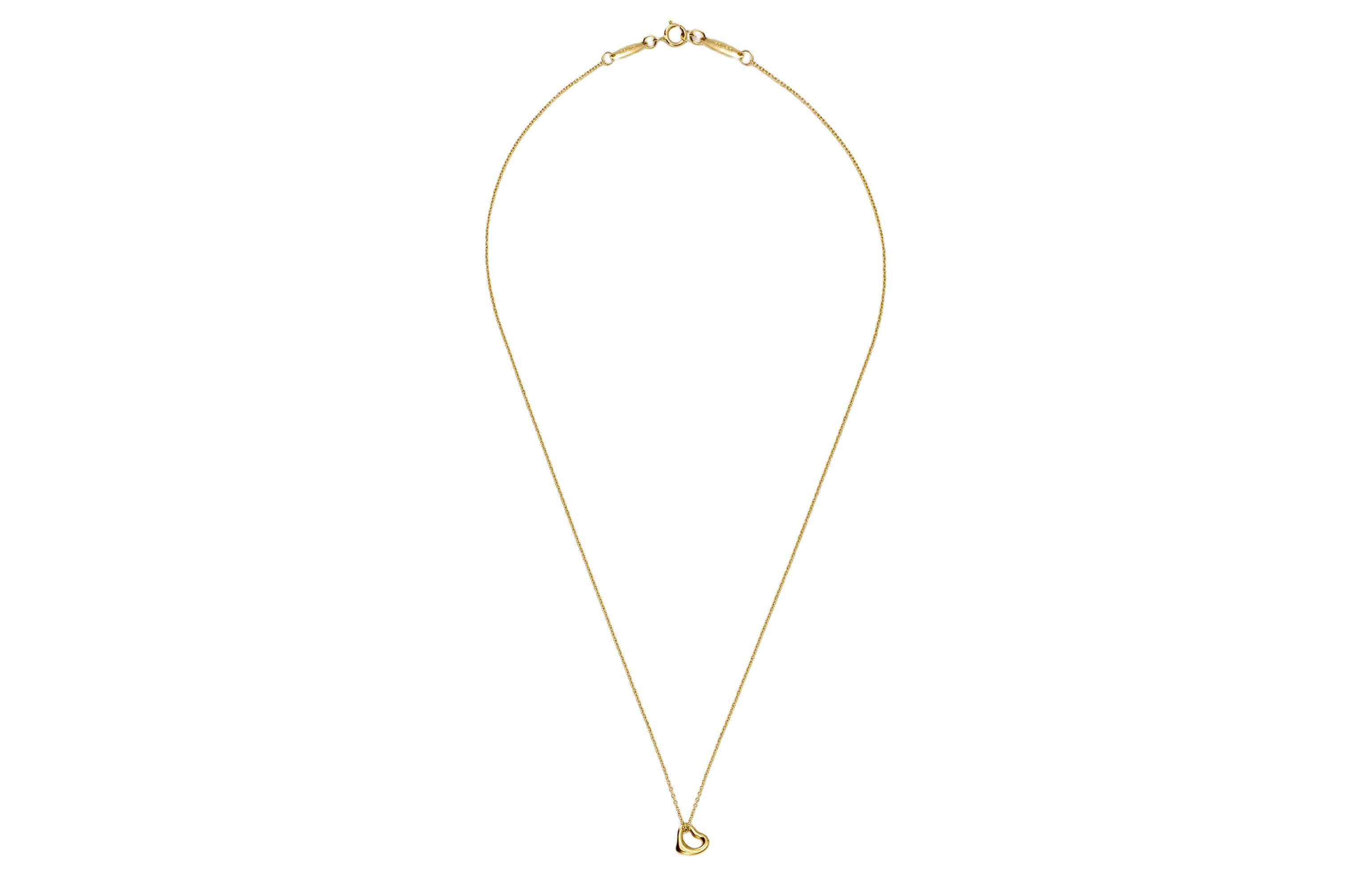 TIFFANY CO. Elsa Peretti Open Heart 18K