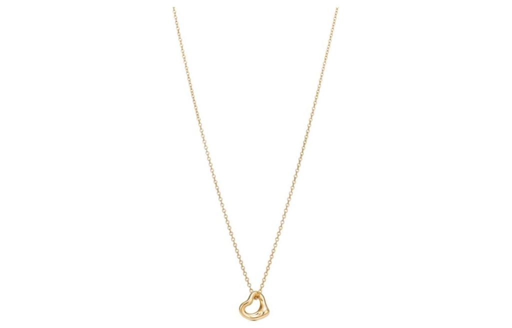 TIFFANY CO. Elsa Peretti Open Heart 18K