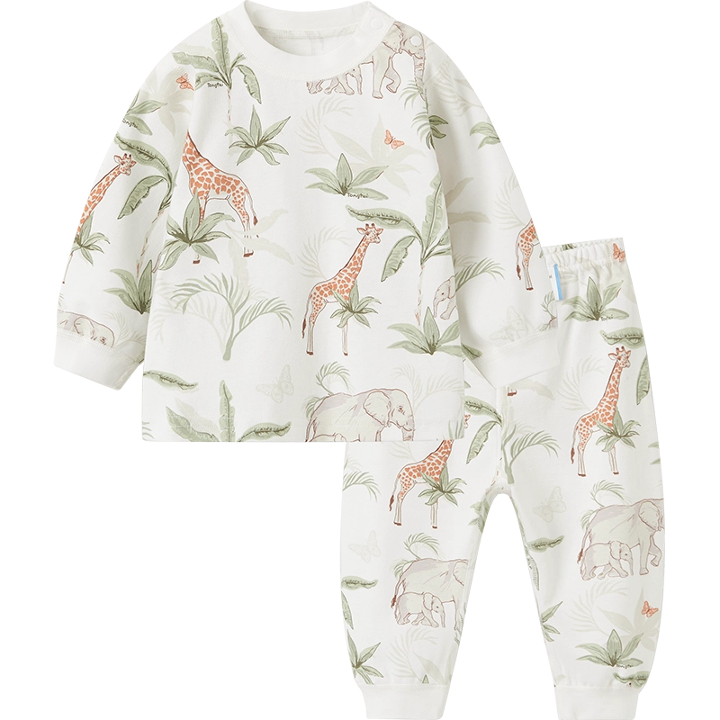 中小童 童泰 纯棉宝宝衣服家居服内衣套装