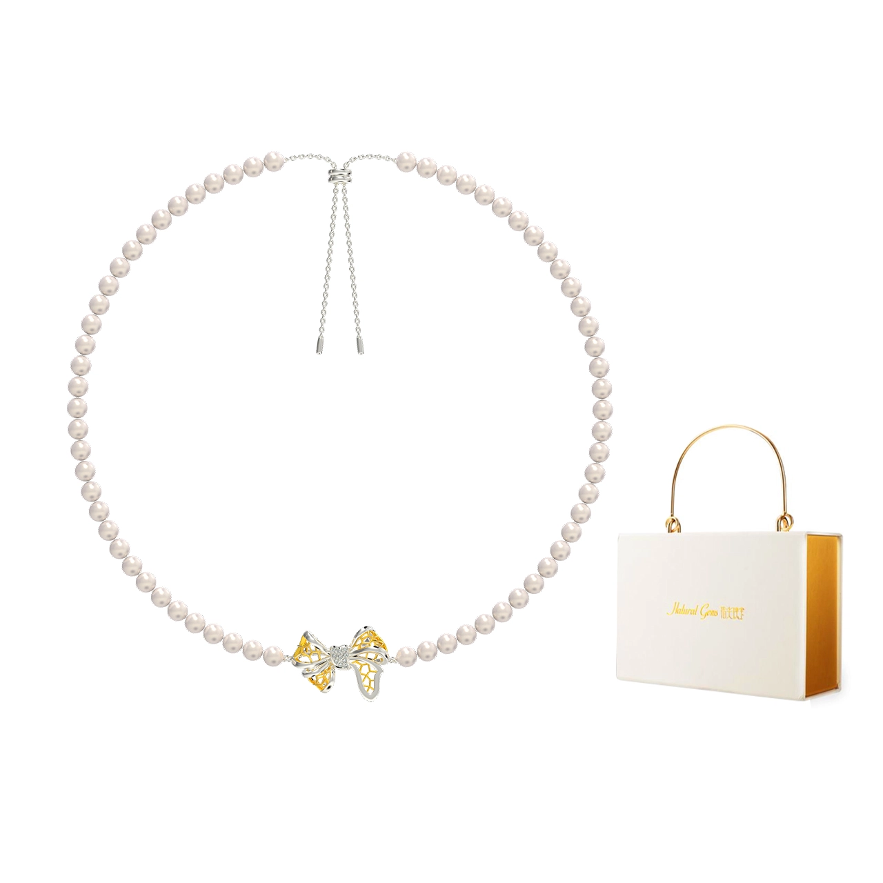 NGNATURAL GEMS choker