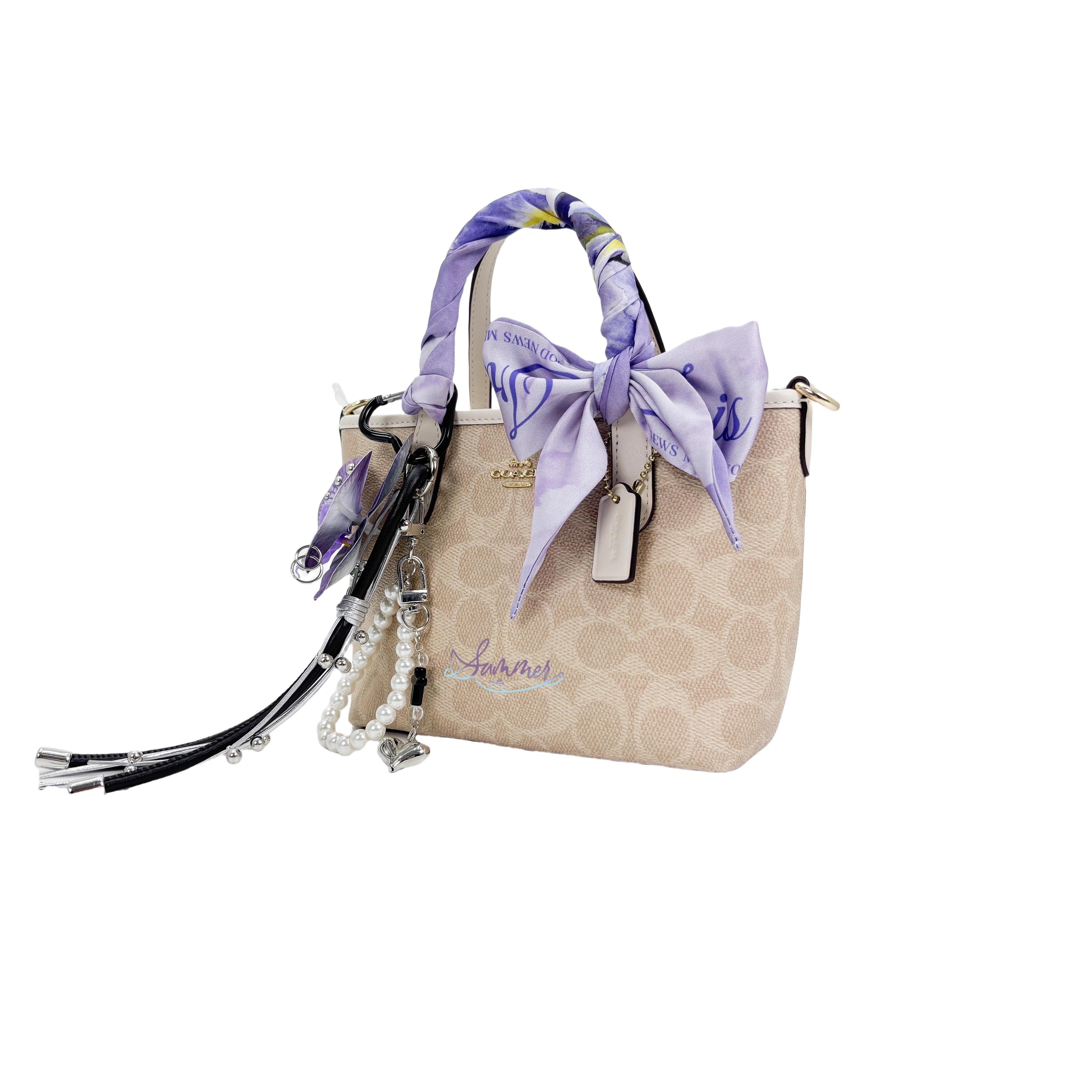 COACH City 15 Tote Lazy Cat