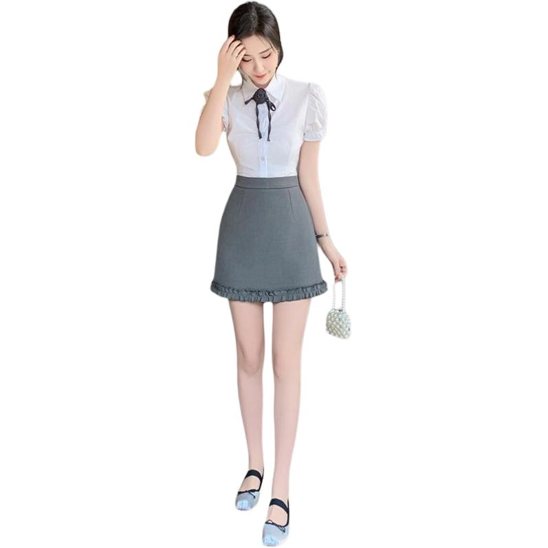 水中花 通勤时尚简约百搭休闲短裙 女款