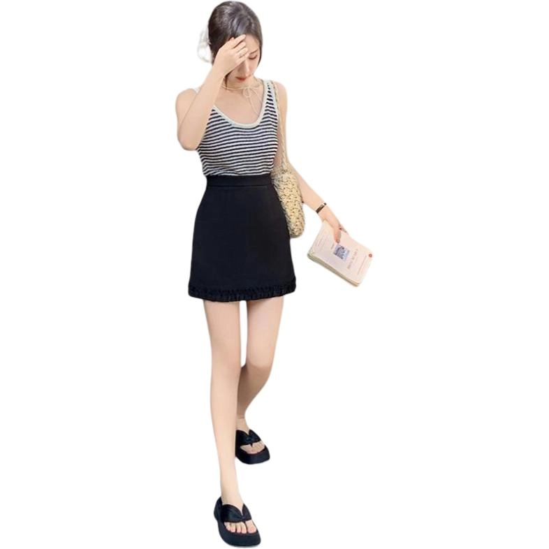 水中花 通勤时尚简约百搭休闲短裙 女款